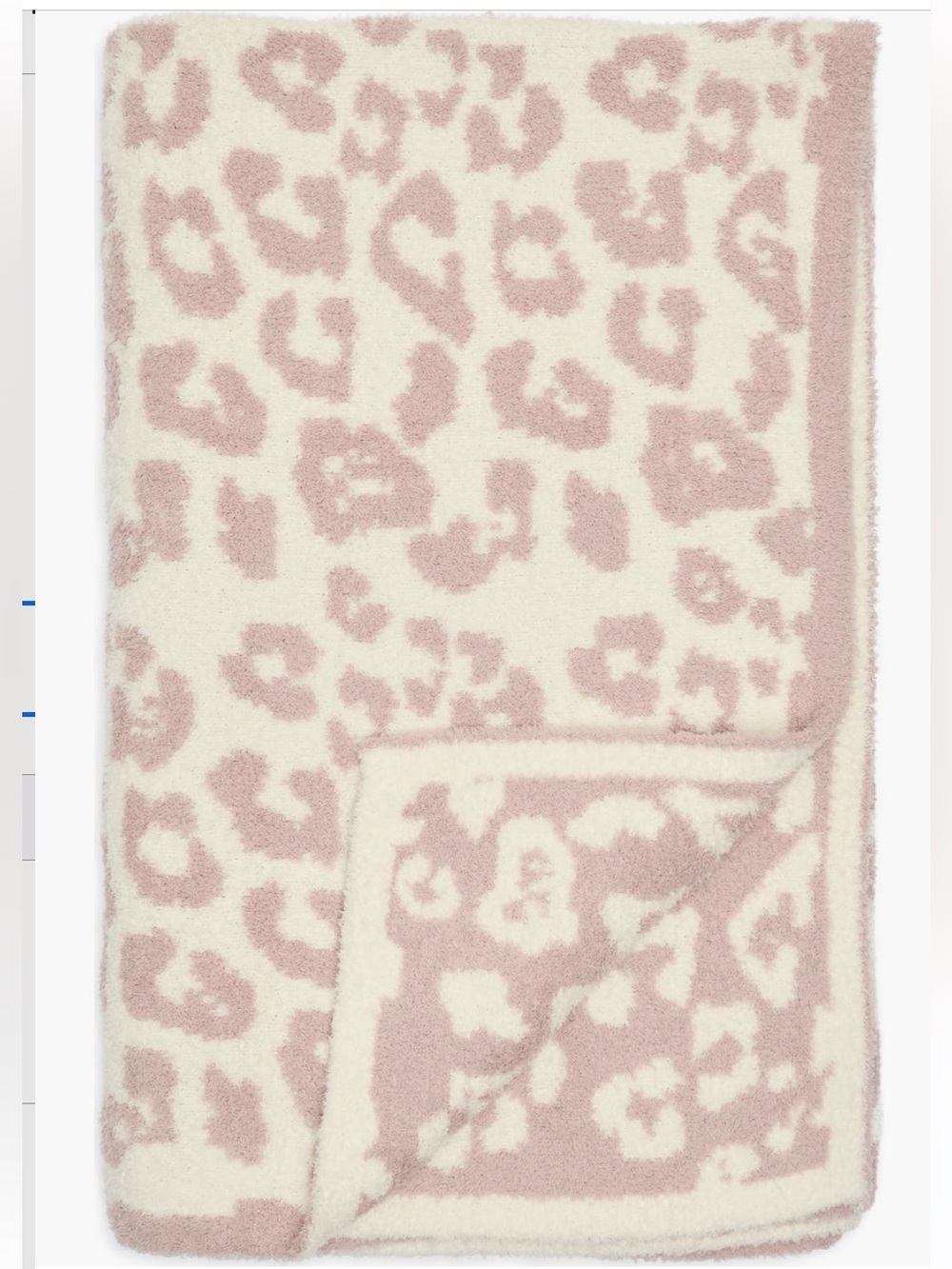 BAREFOOT DREAMS Leopard CozyChic Throw Blanket 45" x 60"